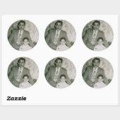 Robert & unc ronde sticker (Vel)