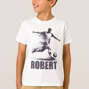 Robert Voetbaljongens Persoonlijke Voornaam Robert T-shirt