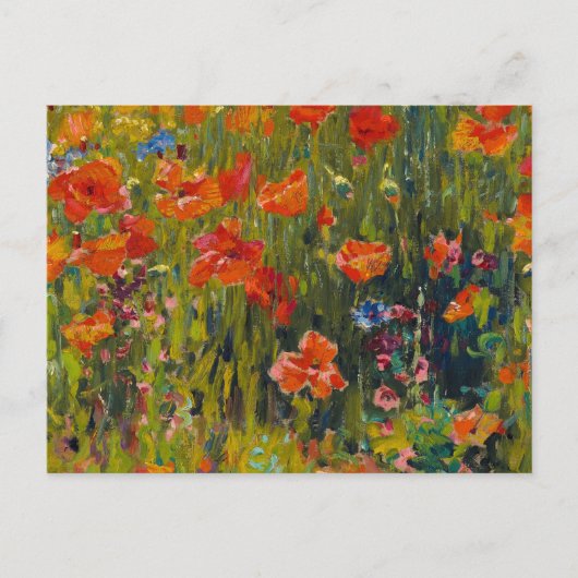 Robert Vonnoh Poppies Briefkaart (Voorkant)