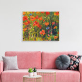 Robert Vonnoh Poppies Canvas Afdruk (Insitu (Woonkamer))