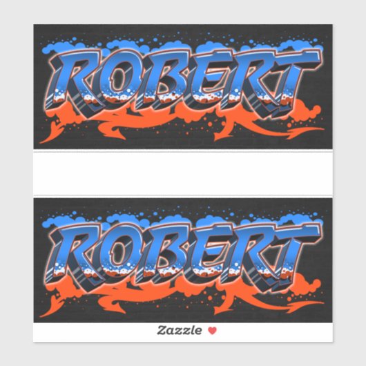 Robert Vorname Name Graffiti Aufkleber Sticker (Vel)