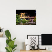 Roberto Clemente Bridge - Pittsburgh, Pennsylvania Poster (Thuiskantoor)
