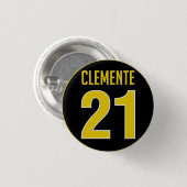 Roberto Clemente Honorary Button (Voorkant /achterkant)