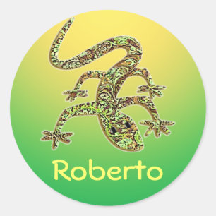 Roberto Gecko / Salamander / Stickers Lizard