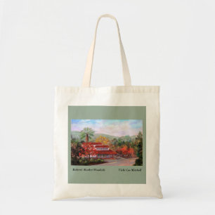 Roberts Market Woodside Canvas Grocery Bag Tote Bag