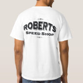 Roberts Speed Shop T Shirt (Achterkant)
