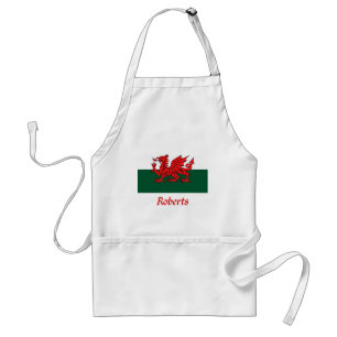 Roberts Welsh Flag Standaard Schort
