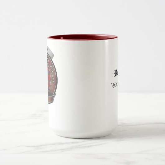 Robertson Clan Badge Combo 15oz Mok (Midden)