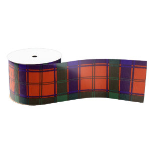 Robertson clan Pset Scottish tartan Grosgrain Lint