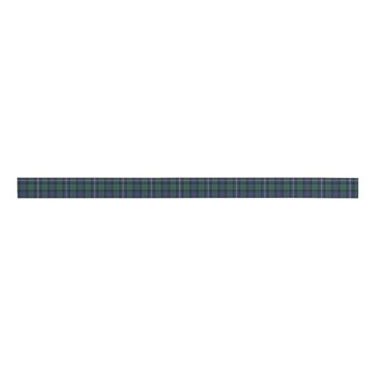 Robertson Hunting Tartan Plaid Pattern Grosgrain Lint (Voorkant)