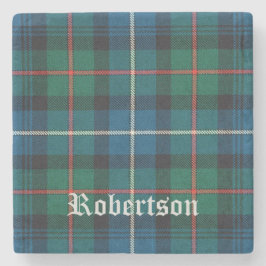 Robertson, Robertson Scottish Tartan, Robertson Stenen Onderzetter