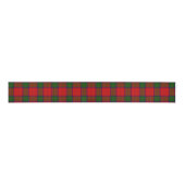 Robertson tartan red green plaid grosgrain lint (Voorkant)