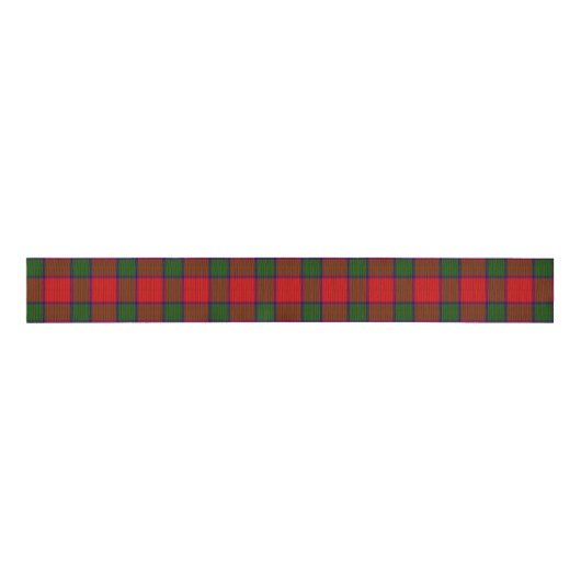 Robertson tartan red green plaid grosgrain lint (Voorkant)