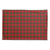 Robertson tartan red green plaid kussensloop (Achterkant-Links)