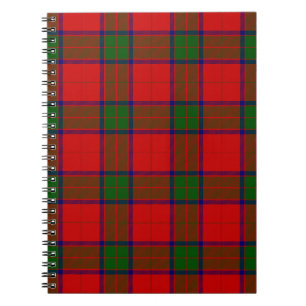 Robertson tartan red green plaid notitieboek