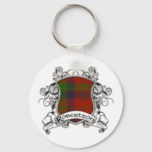 Robertson Tartan Shield Sleutelhanger