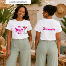 Robes de demoiselle d'honneur Cocktail Rose