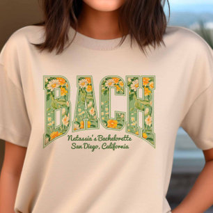 Robes de demoiselle d'honneur vert BACH Floral Ret