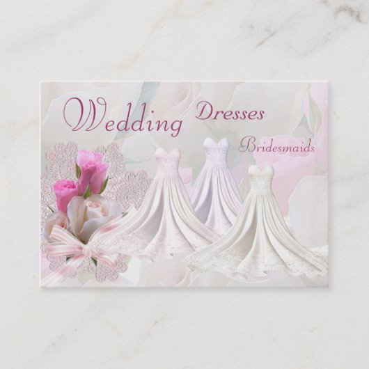 Robes de Mariée Boutique Carte de Visite (Devant)