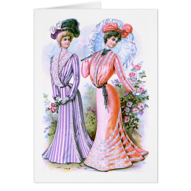 robes de mode des années 1900 (Devant)