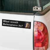 Robespierre 1 met zwarte adder bumpersticker (Op Truck)