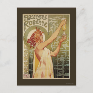 Robette Absinthe Advertisement Poster Briefkaart
