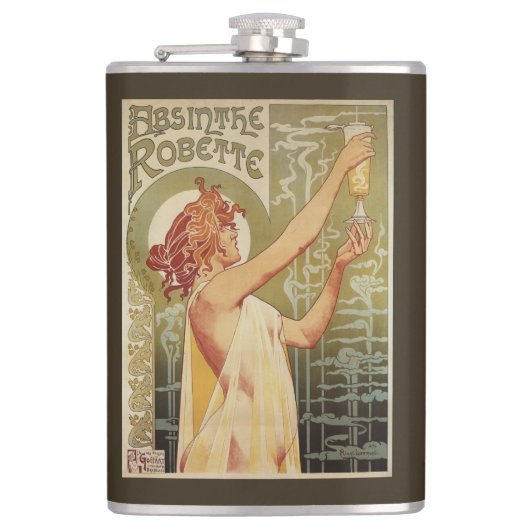 Robette Absinthe Advertisement Poster Heupfles (Voorkant)