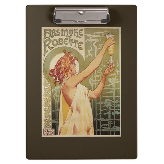 Robette Absinthe Advertisement Poster Klembord (Voorkant)