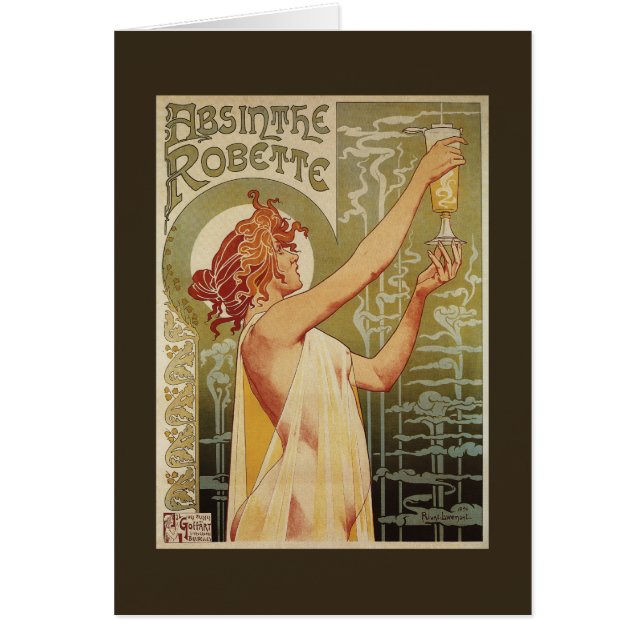 Robette Absinthe Publicité Poster (Devant)
