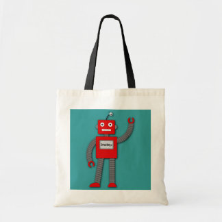 Robi The Retro Robot Bag Tote Bag
