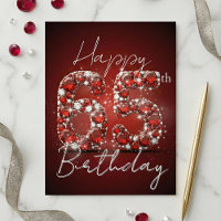 Robijn Rood & Diamant Glitters 65e Verjaardag