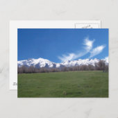 Robijnrode Bergen in April Briefkaart (Voorkant / Achterkant)