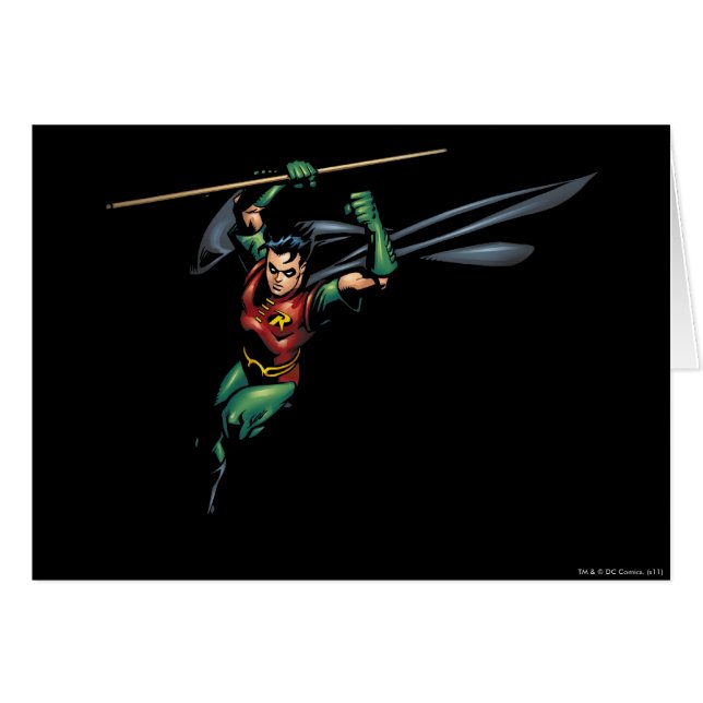 Robin avec le personnel - Leaps (Devant horizontal)