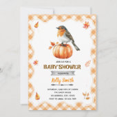 Robin Baby Shower Invitation (Devant)