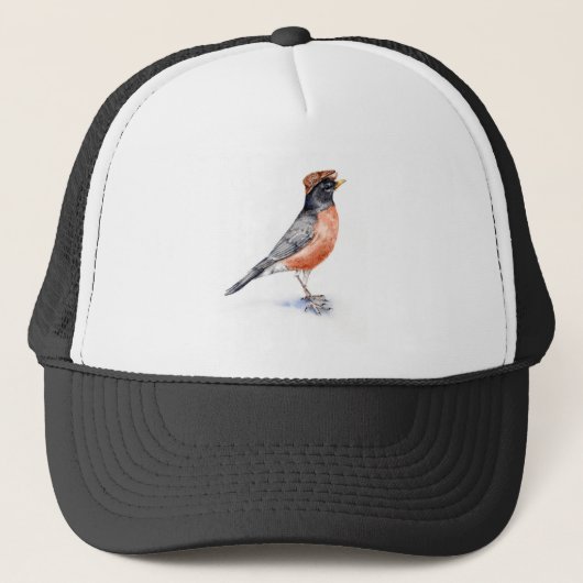 Robin Bird in Pet (Voorkant)