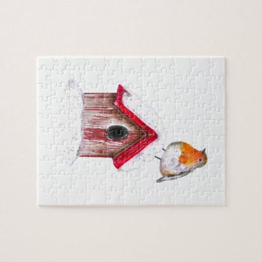 Robin Bird Legpuzzel (Horizontaal)