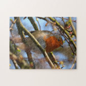 Robin Bird Puzzle Legpuzzel (Horizontaal)