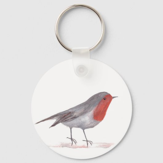 Robin bird sleutelhanger (Voorkant)