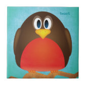 Robin Bird Tile Tegeltje (Voorkant)