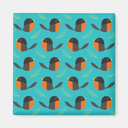 Robin Birds Magneet (Voorkant)