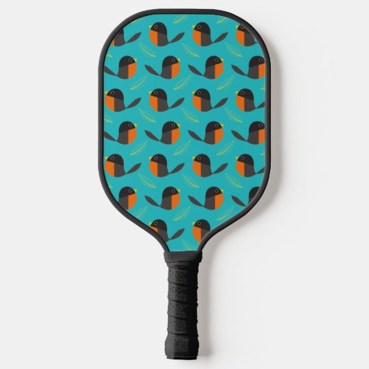 Robin Birds Pickleball Paddle (Achterkant)