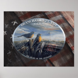 Robin Branch Co. MICH. Poster