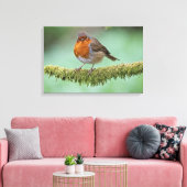 Robin Canvas Afdruk (Insitu (Woonkamer))