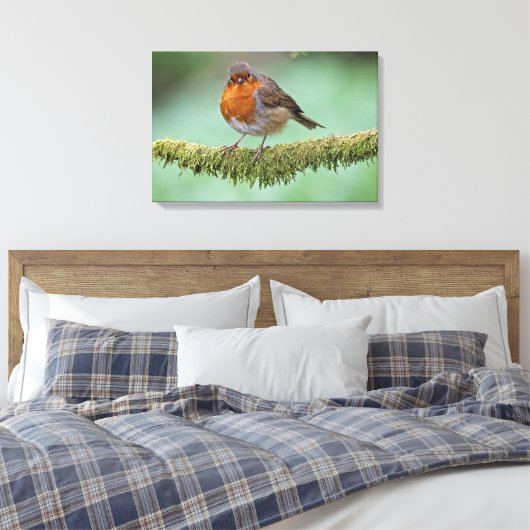 Robin Canvas Afdruk (Insitu (Slaapkamer))