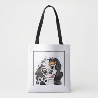 Robin canvas tas | schattige hond