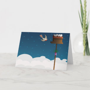 Robin, carte de voeux