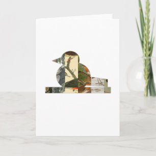 Robin — Carte de vœux mosaïque