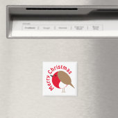 Robin Christmas Magnet (In Situ (Lave-vaisselle))