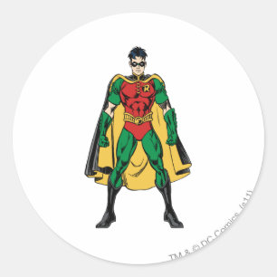Robin Classic Stance Ronde Sticker