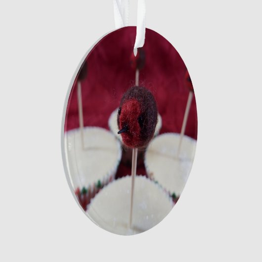 Robin Cupcakes-Ornament Ornament (voorkant)
